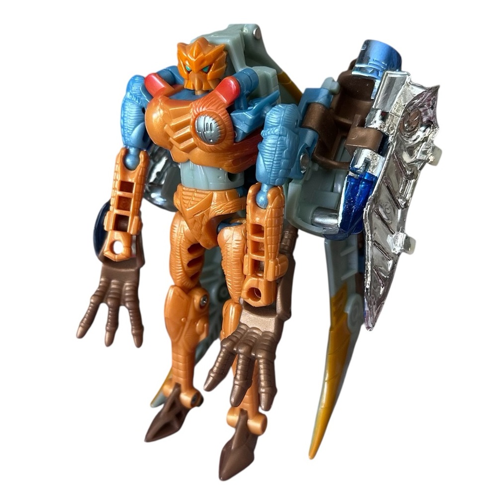 Vintage 1997 Transformers Beast Wars Transmetals Airazor Action Figure Toy
